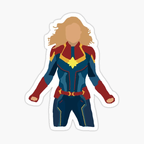 Ms Marvel Sticker for Sale by GlitchyShaan