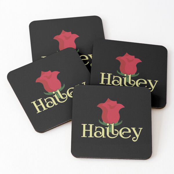 Item preview, Name Hailey Lettering With Rose designed and sold by Delandor.