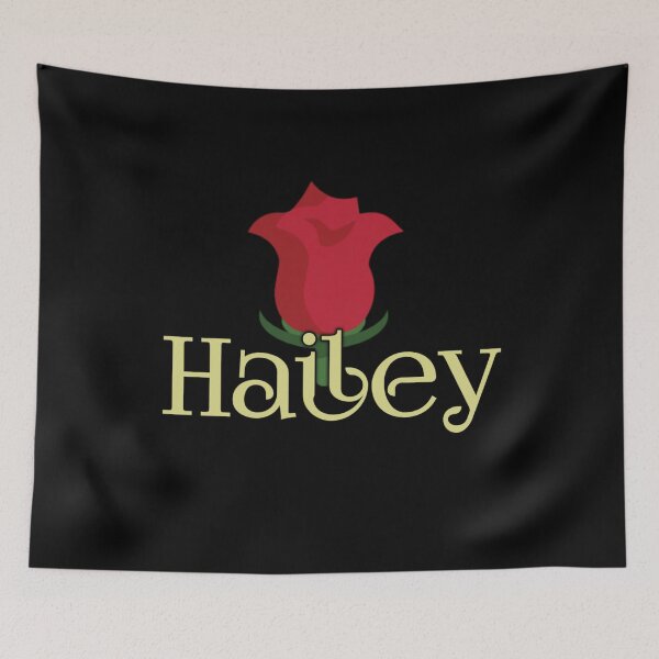 Item preview, Name Hailey Lettering With Rose designed and sold by Delandor.