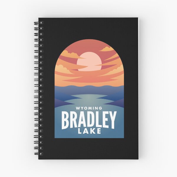 Artikelvorschau, Bradley Lake WY Retro Sunset entworfen und verkauft von HalpinDesign.