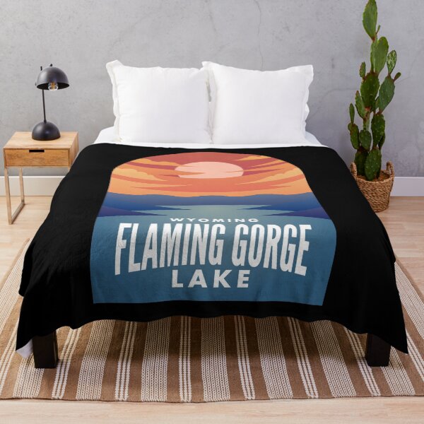 Item preview, Flaming Gorge WY Retro Sunset designed and sold by HalpinDesign.