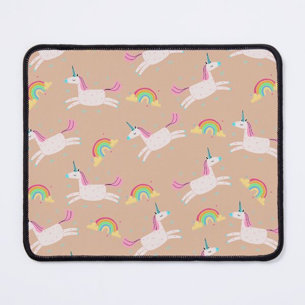 Item preview, Cute Unicorns And Rainbow Pattern designed and sold by hanyj732.