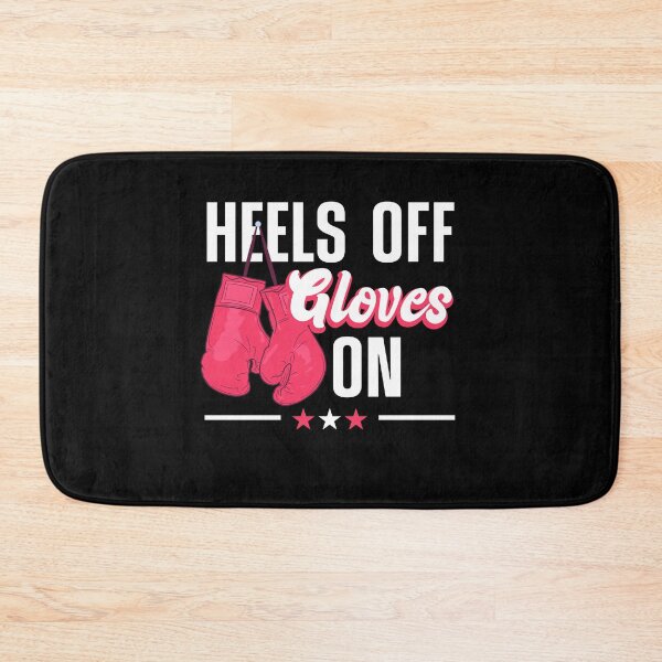 Item preview, Funny Kickboxing Boxing Heels Off Gloves On designed and sold by MagicSD Designs.