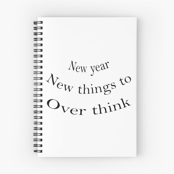 Item preview, New year, New things to over think 2 designed and sold by General  Ideas.