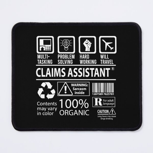 Item preview, Claims Assistant T Shirt - MultiTasking Certified Job Gift Item Tee designed and sold by killingworthhi.