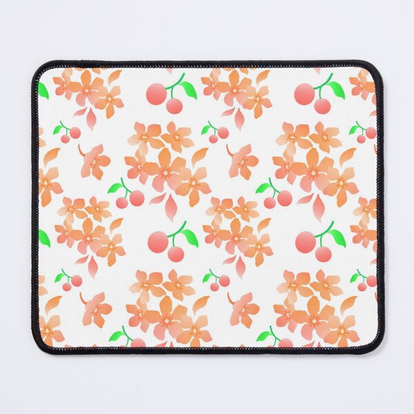 Item preview, Groovy Mod Blossoms - Light Salmon and Peach Puff designed and sold by ShumShumShop.