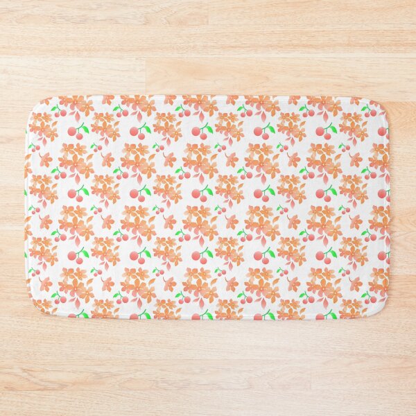 Item preview, Groovy Mod Blossoms - Light Salmon and Peach Puff designed and sold by ShumShumShop.