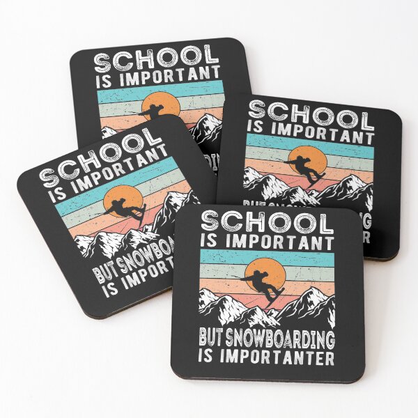 Item preview, School Is Important But Snowboarding Is Importanter designed and sold by samah82.