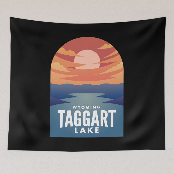 Item preview, Taggart Lake WY Retro Sunset designed and sold by HalpinDesign.