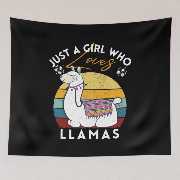 Item preview, Just A Girl Who Loves Llamas,Llama Girl designed and sold by worldmodi.