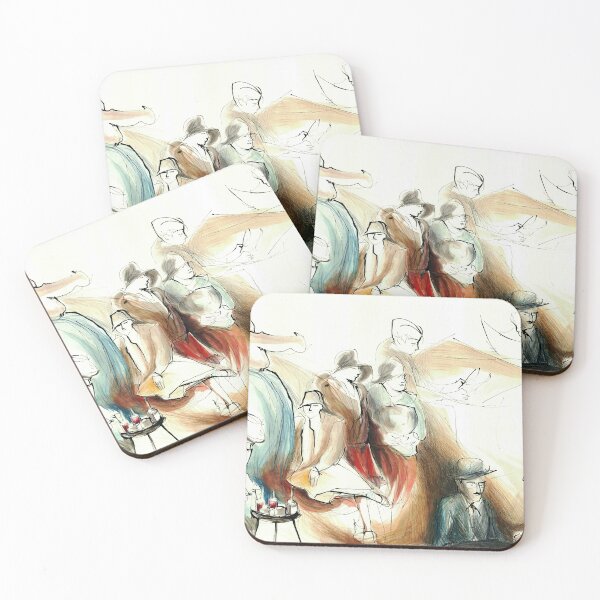 Item preview, Fernando Pessoa at the café Composition designed and sold by CatarinaGarcia.