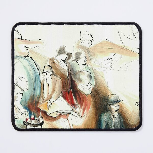 Item preview, Fernando Pessoa at the café Composition designed and sold by CatarinaGarcia.