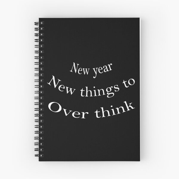 Item preview, New year, New things to over think [black] designed and sold by General  Ideas.