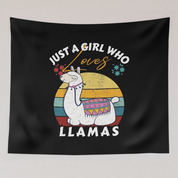 Item preview, Just A Girl Who Loves Llamas,Llama Girl designed and sold by worldmodi.