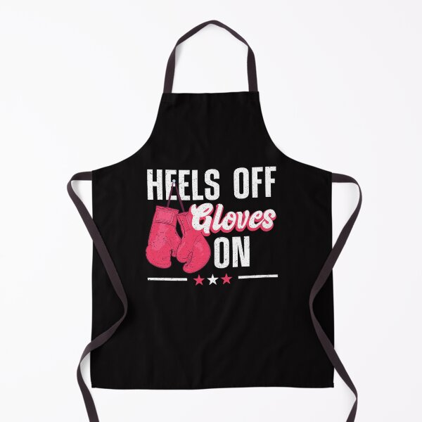 Item preview, Funny Kickboxing Boxing Heels Off Gloves On designed and sold by MagicSD Designs.