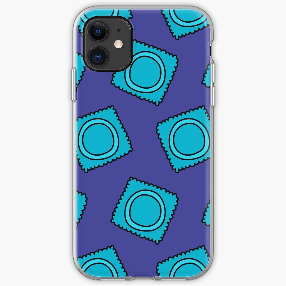 Condom Pattern Iphone Case And Cover By Zizimentos Redbubble