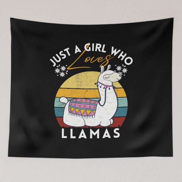 Item preview, Just A Girl Who Loves Llamas,Llama Girl designed and sold by worldmodi.