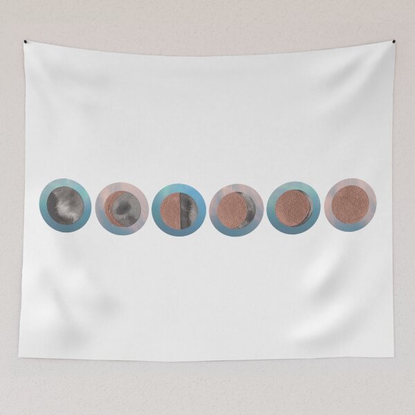 Item preview, lunar phases - colour designed and sold by melaniab-art.