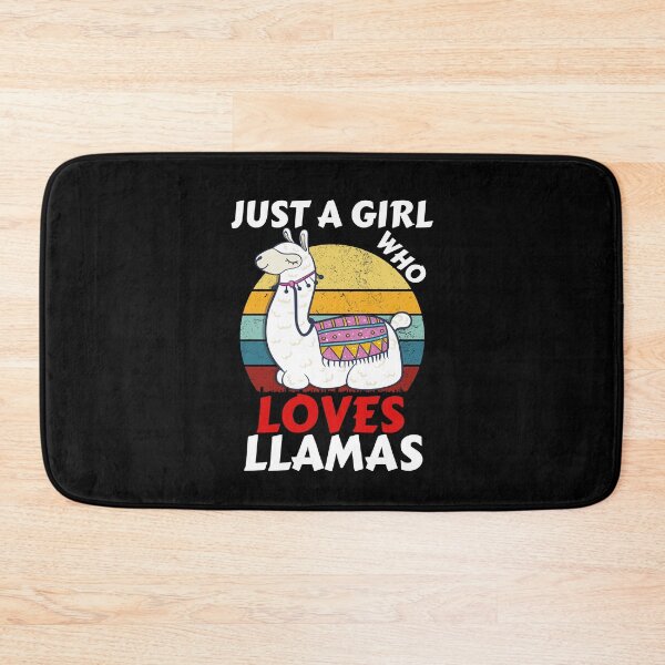 Item preview, Just A Girl Who Loves Llamas,Llama Girl designed and sold by worldmodi.