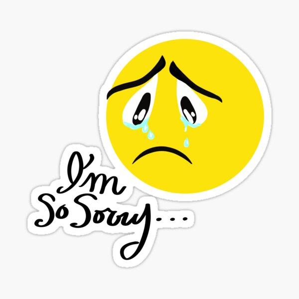 I\'m so sorry emoji\