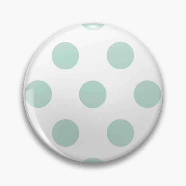 Item preview, Large MINT GREEN and WHITE POLKA DOTS  designed and sold by RachelMacht.