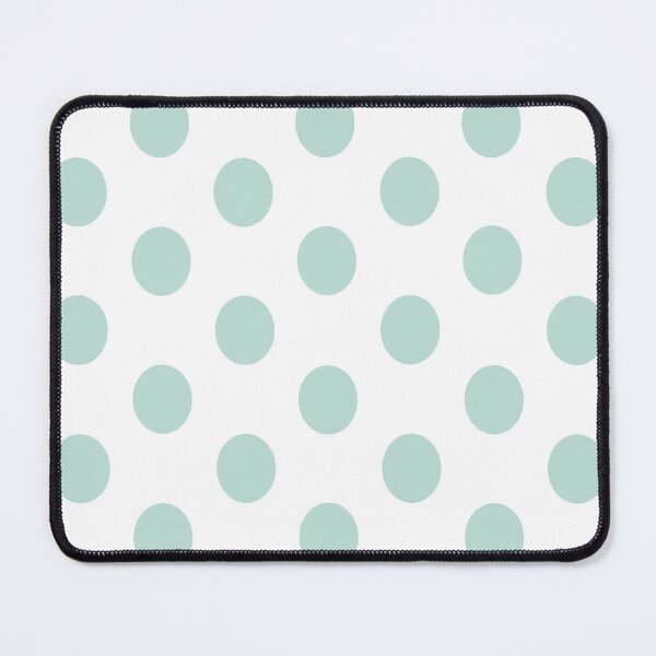 Item preview, Large MINT GREEN and WHITE POLKA DOTS  designed and sold by RachelMacht.