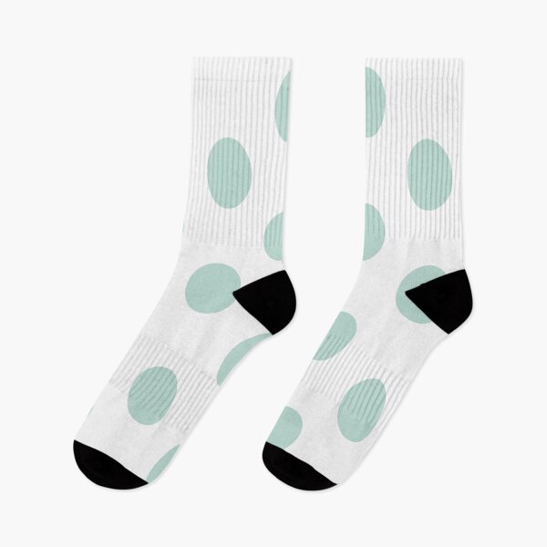 Item preview, Large MINT GREEN and WHITE POLKA DOTS  designed and sold by RachelMacht.