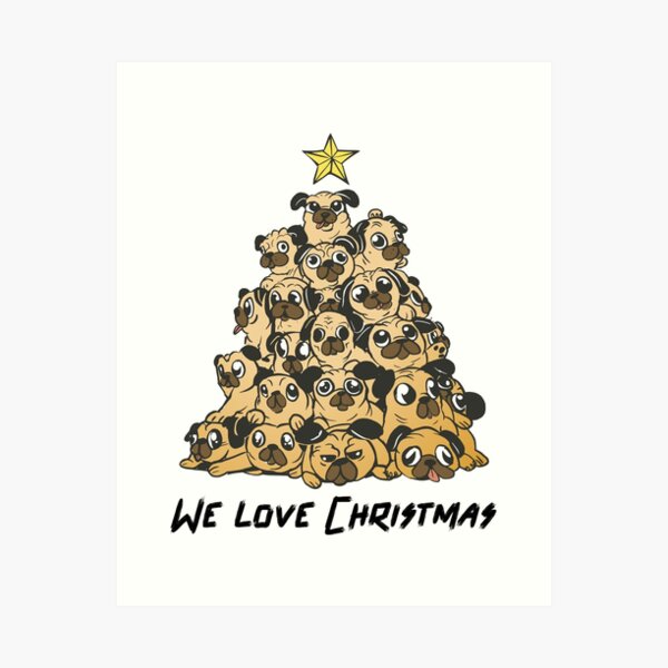 Artikel-Vorschau von Dog Xmas Tree, designt und verkauft von Sankt-Josephine.