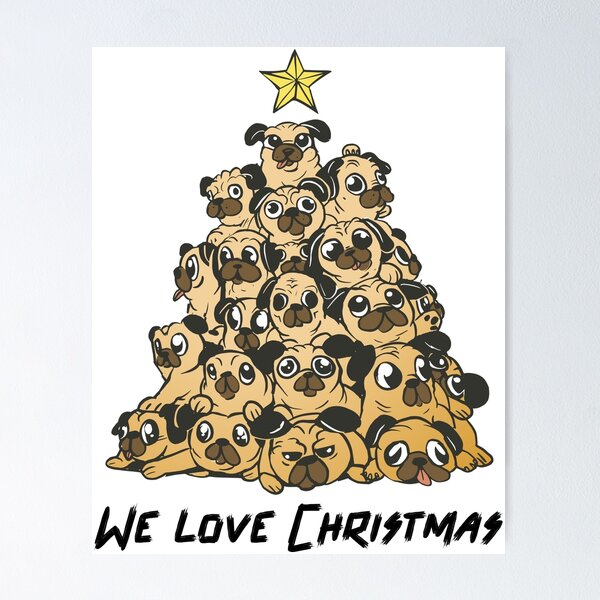 Artikel-Vorschau von Dog Xmas Tree, designt und verkauft von Sankt-Josephine.