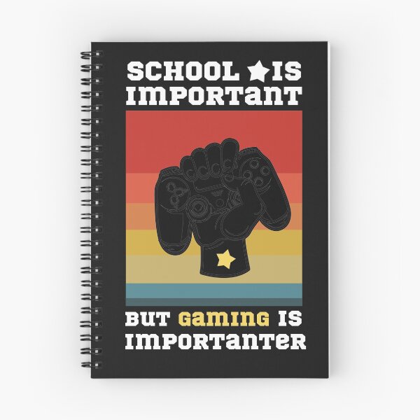 Item preview,  School Is Important But gaming Is Importanter designed and sold by POSITIVEHL HL.