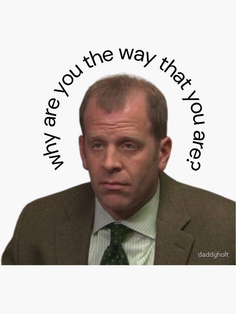 Why God Toby Flenderson Print Art Based on the Office 