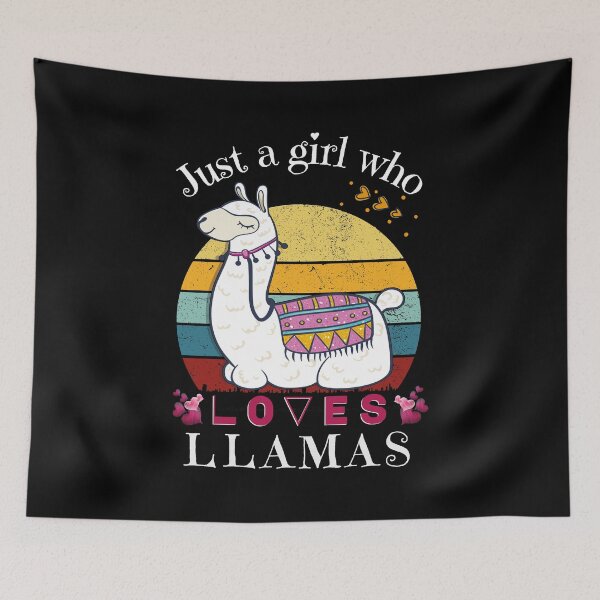 Item preview, Just A Girl Who Loves Llamas,Llama Girl designed and sold by worldmodi.
