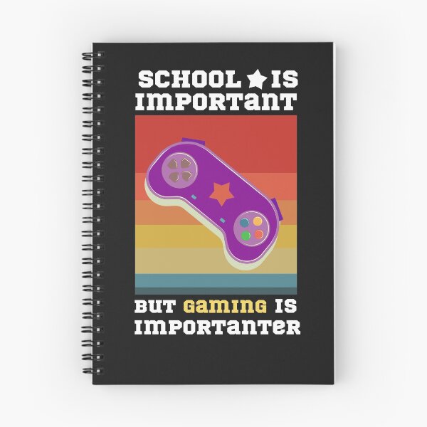 Item preview,  School Is Important But gaming Is Importanter designed and sold by POSITIVEHL HL.