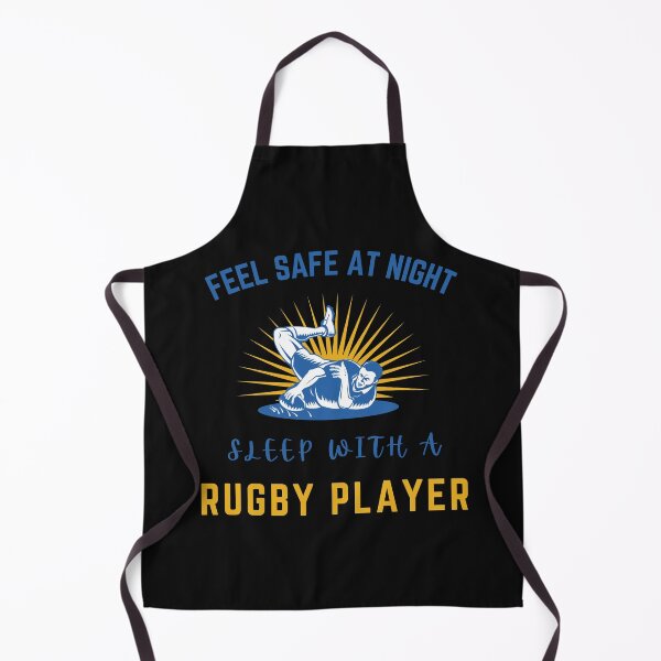Item preview, Feel Safe At Night, Sleep with a Rugby Player-Funny Rugby designed and sold by SighFly52.
