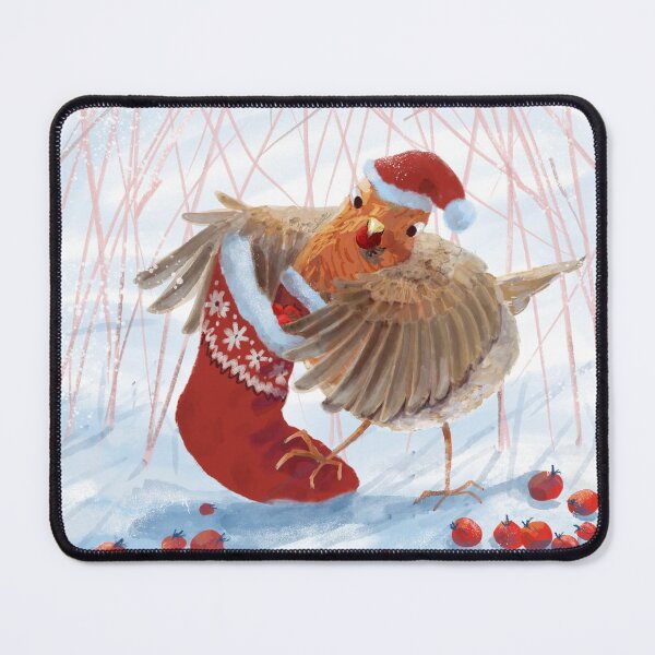 Item preview, Little Santa Robin designed and sold by RainbowStudio.