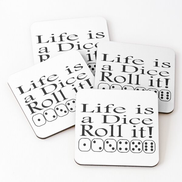 Item preview, Dice Cool Positive Vibes Life is a Dice Roll It designed and sold by RihabPrint.