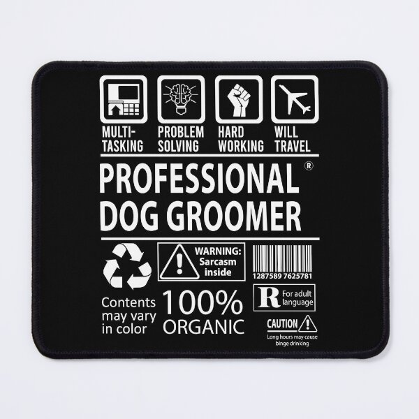 Item preview, Professional Dog Groomer T Shirt - MultiTasking Certified Job Gift Item Tee designed and sold by oslandefren.