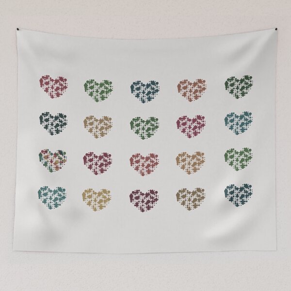 Item preview, Dull colors 18 Hearts Set - dotted design - Sticker Set - SDG theme  designed and sold by greatnorris.