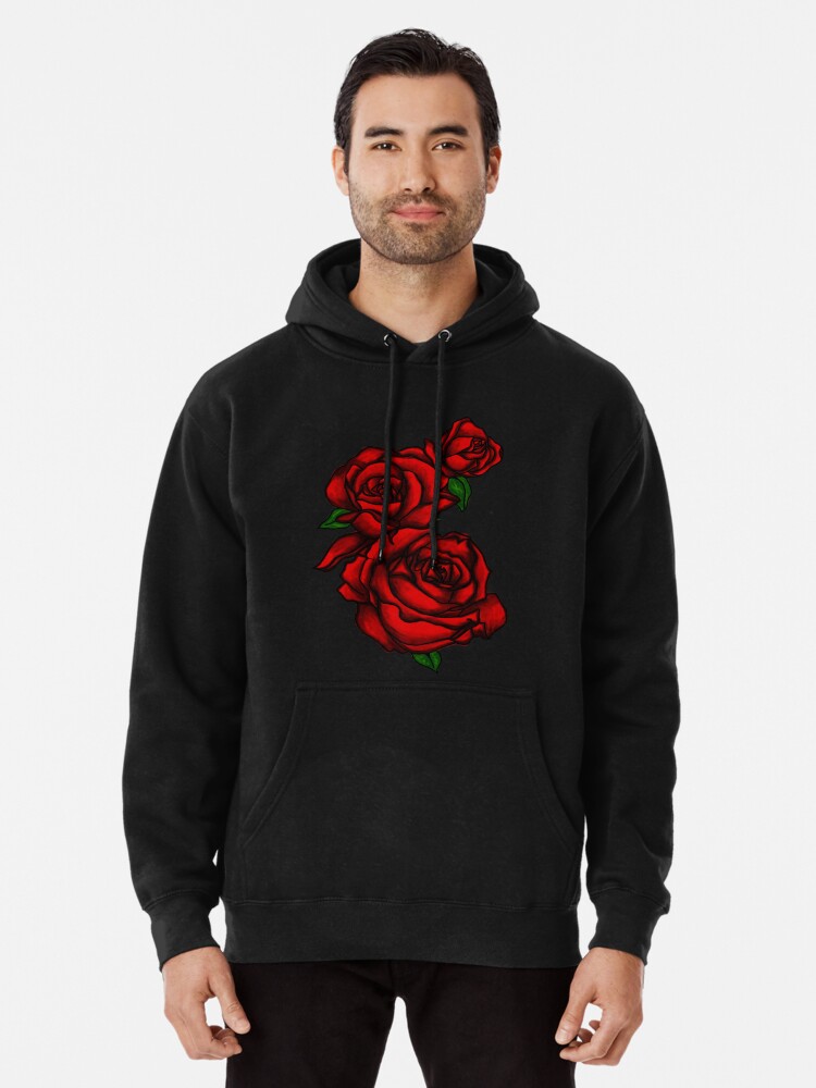 krave prangende offentlig Dark Red Roses" Pullover Hoodie for Sale by paviash | Redbubble
