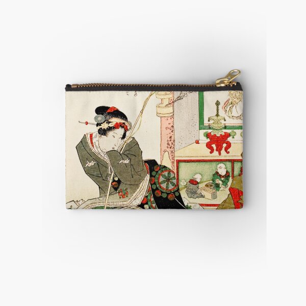 Item preview, Lady Seated by a Tokonoma Alcove -Totoya Hokkei designed and sold by brushandframes.