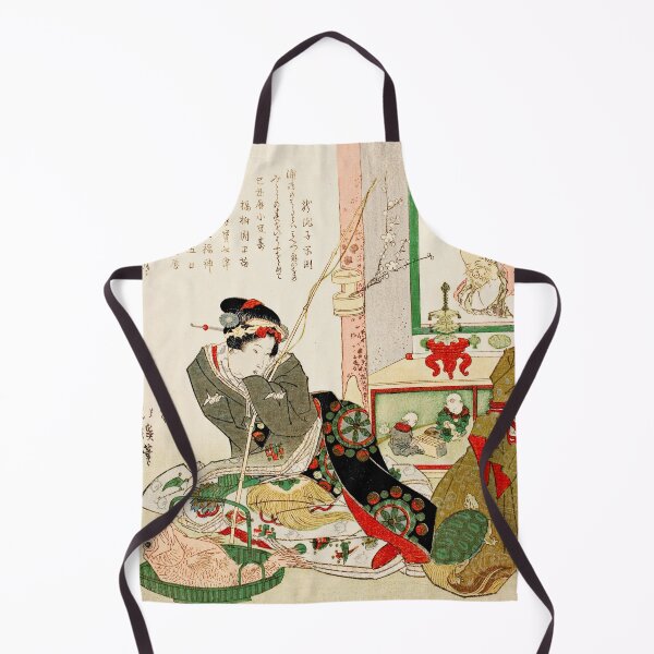 Item preview, Lady Seated by a Tokonoma Alcove -Totoya Hokkei designed and sold by brushandframes.