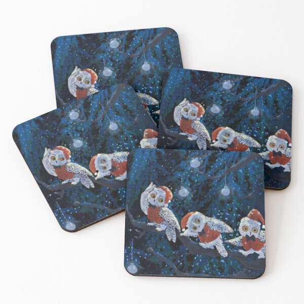 Item preview, Caroling owls designed and sold by RainbowStudio.