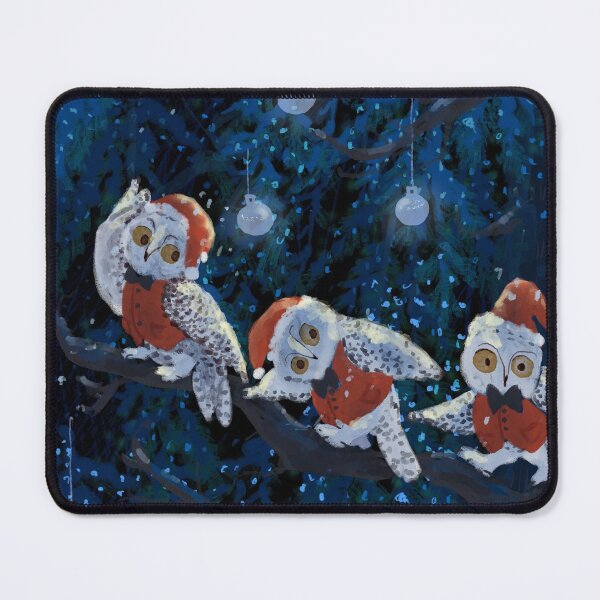 Item preview, Caroling owls designed and sold by RainbowStudio.
