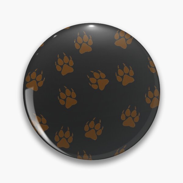 Item preview, Wolf Paw Print Pattern designed and sold by PlanetaryArtist.