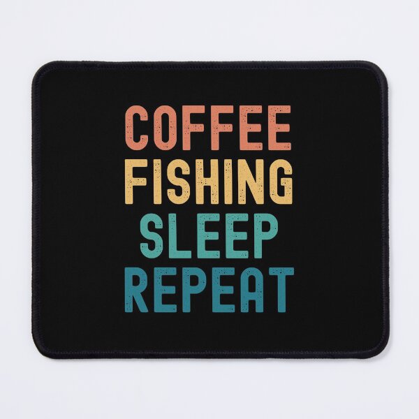 Item preview, Coffee Fishing Sleep Repeat - Funny Fishing & Coffee Gift designed and sold by kindxinn.