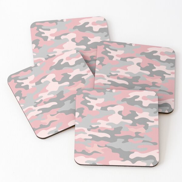 Item preview, sweet pastel pink camouflage background designed and sold by NineJuly.