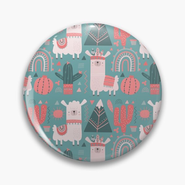 Item preview, Cute Llama and Cactus Pattern Pink Llama pattern designed and sold by YerrouDesing.