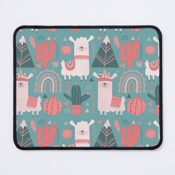 Item preview, Cute Llama and Cactus Pattern Pink Llama pattern designed and sold by YerrouDesing.