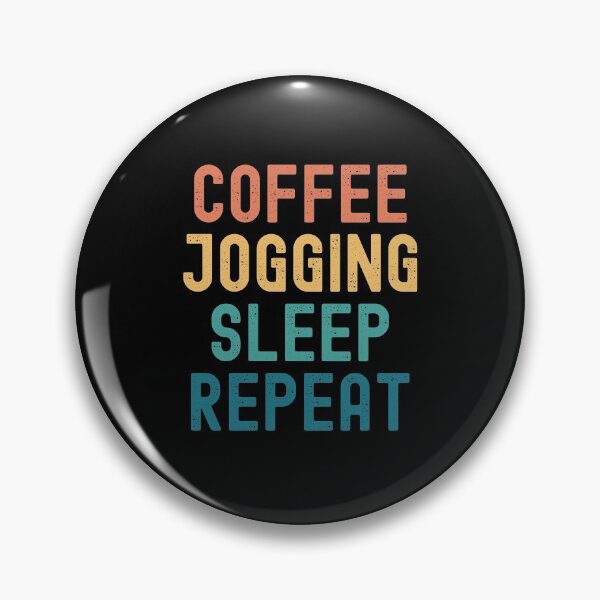 Item preview, Coffee Jogging Sleep Repeat - Funny Jogging & Coffee Gift designed and sold by kindxinn.