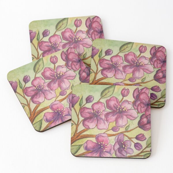 Item preview, Magenta Crabapple Tree Blossoms  designed and sold by Stefanieshea.